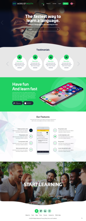 Web Design by pb for Alan Smith | Design: #22902913