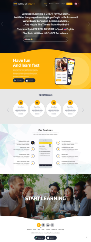 Web Design by pb for Alan Smith | Design: #22915023