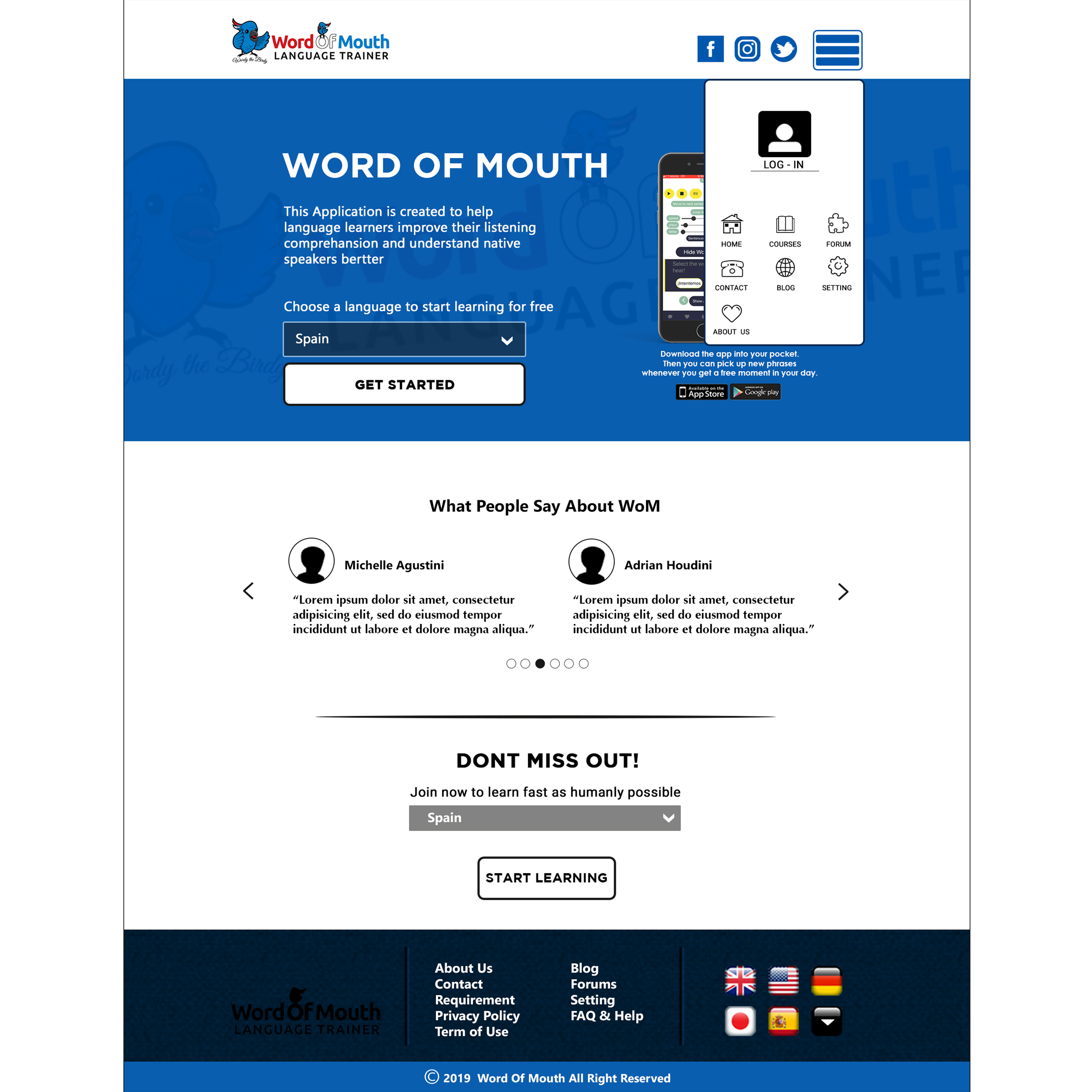 Web Design by Budang for Alan Smith | Design #22937179
