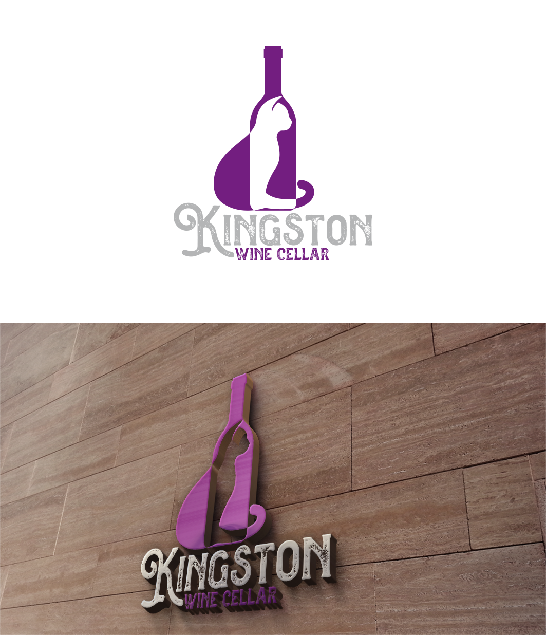 Logo Design by trufya for Kingston Wine Cellar | Design #22910022