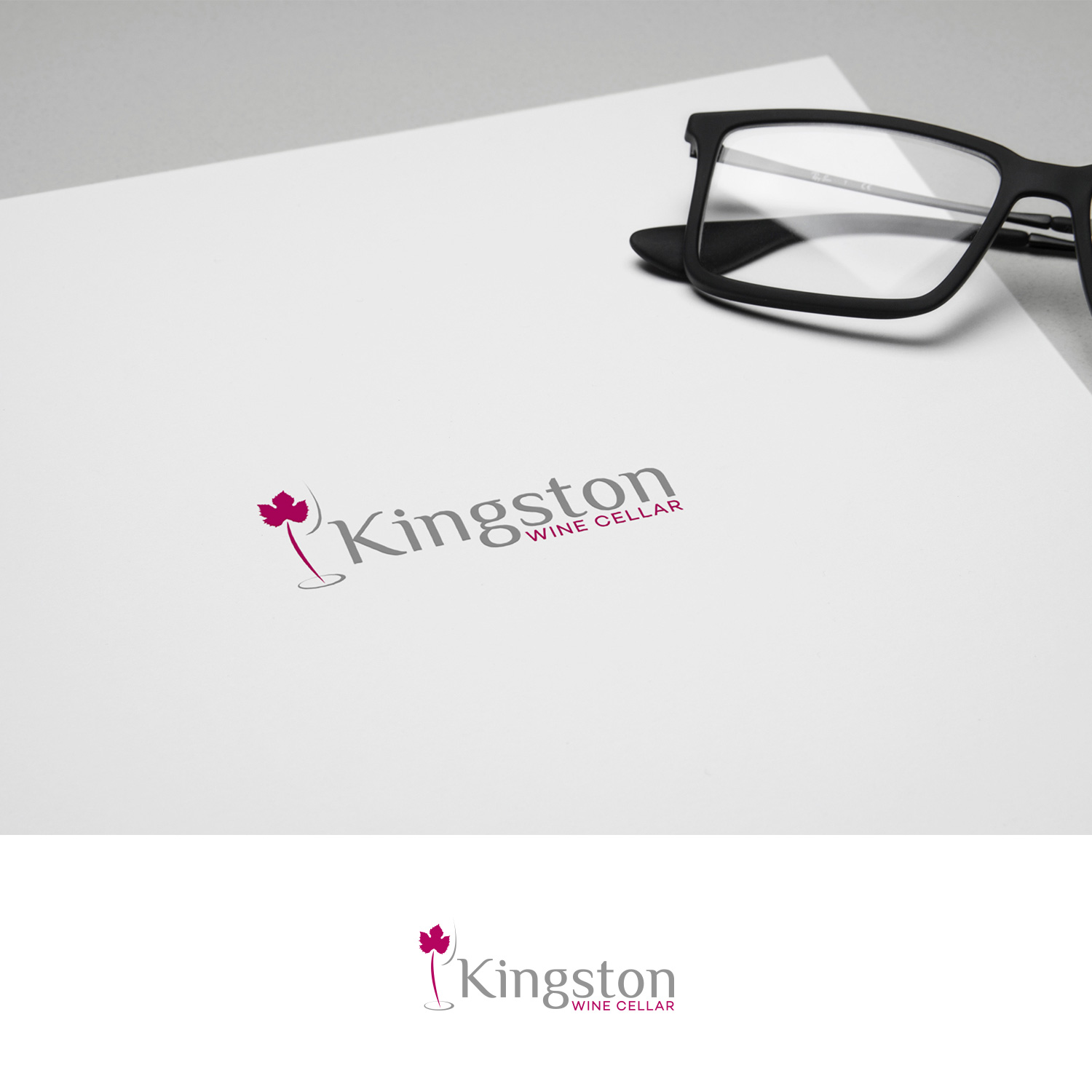 Logo Design by DesignDUO for Kingston Wine Cellar | Design #22936706
