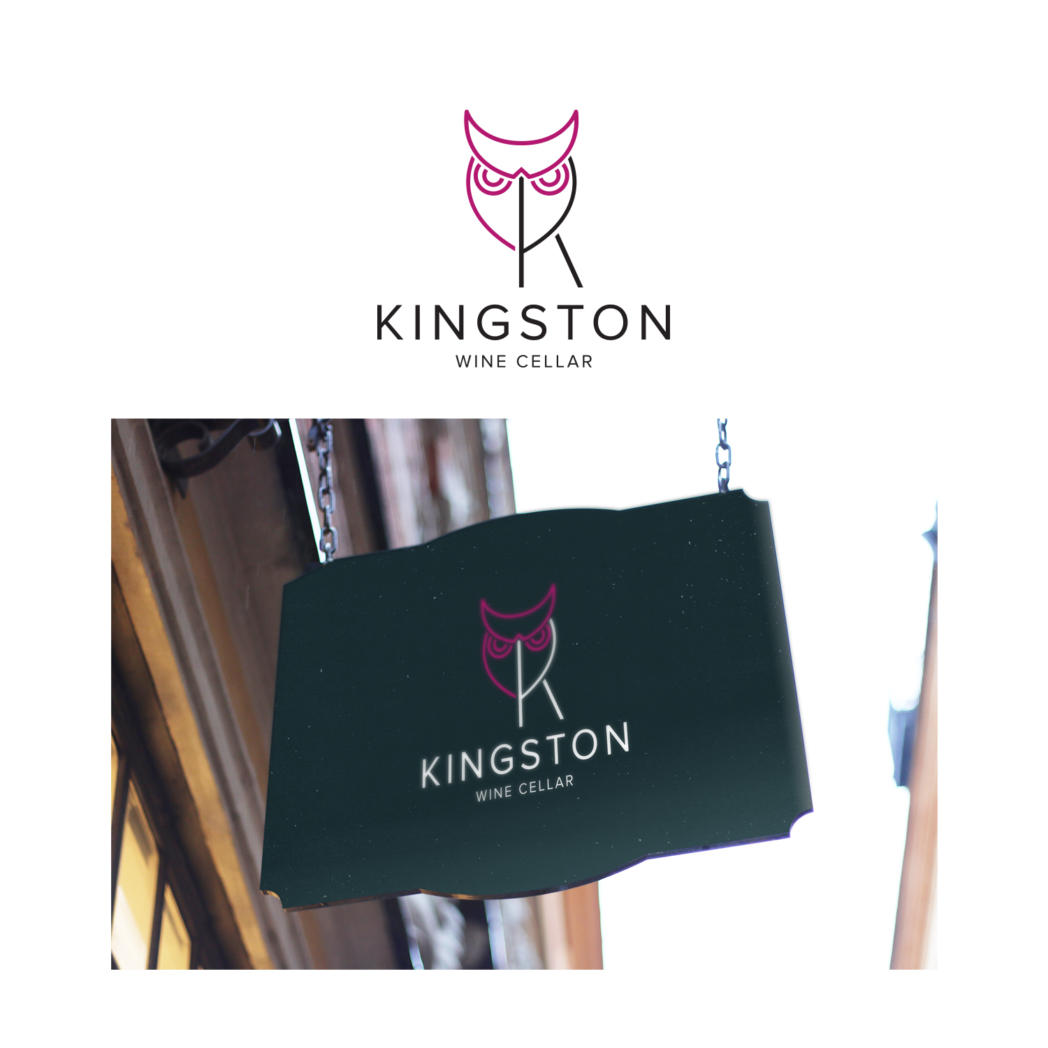 Logo Design by rls for Kingston Wine Cellar | Design #22922770