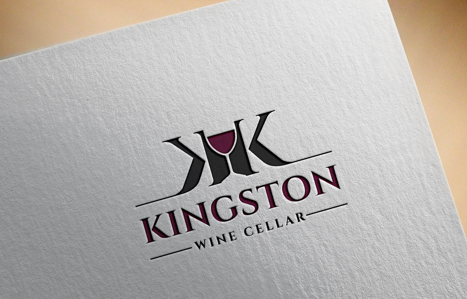 Logo Design by Wild Geek for Kingston Wine Cellar | Design #22894328