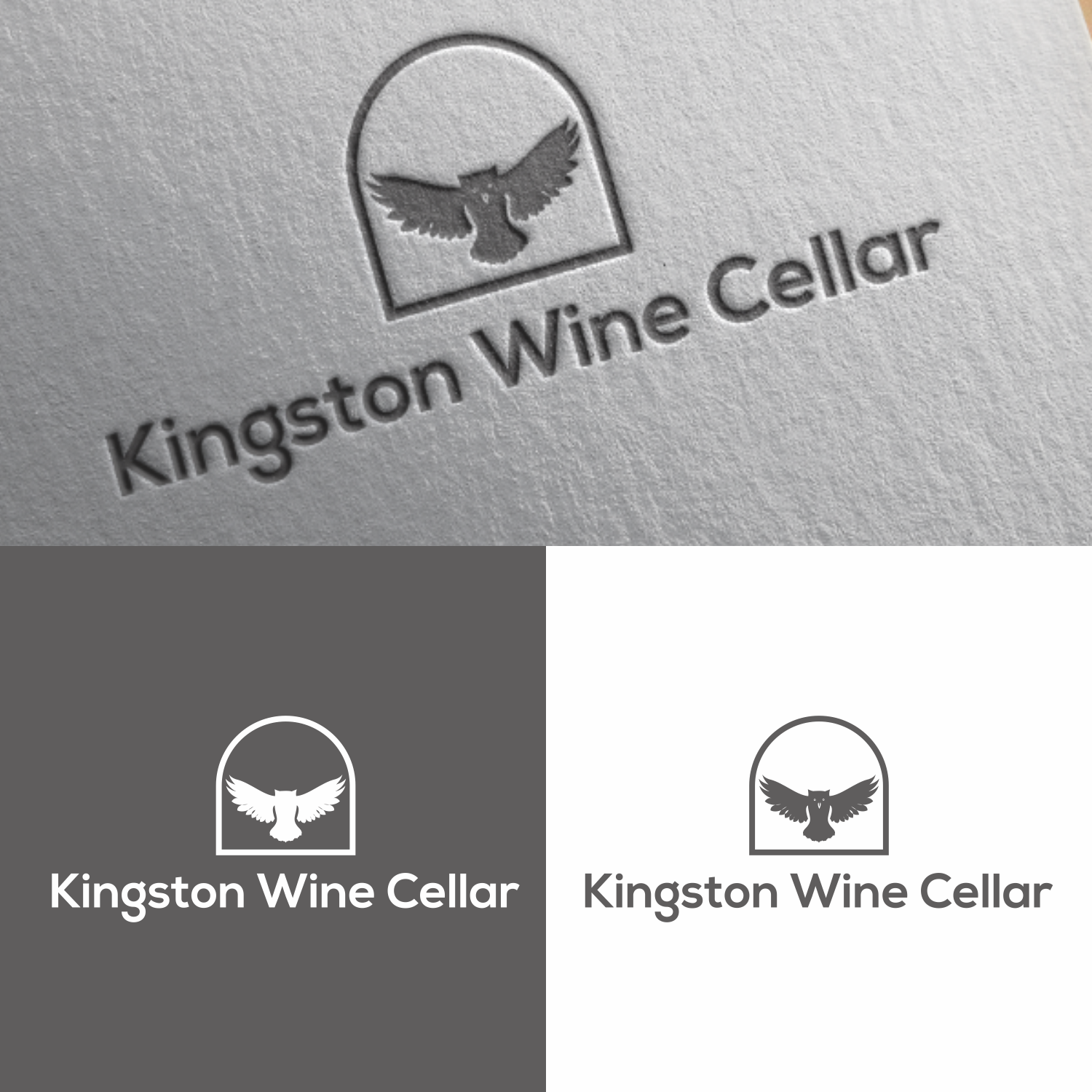 Logo Design by manah bening for Kingston Wine Cellar | Design #22895303