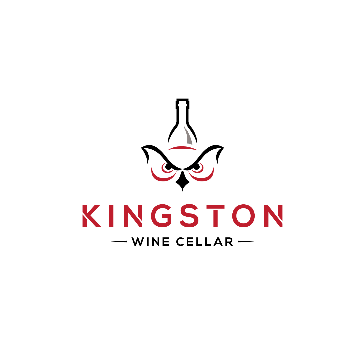 Logo Design by geni for Kingston Wine Cellar | Design #22895397