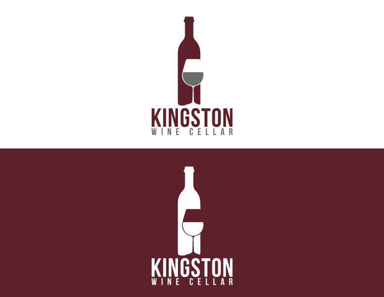 Logo Design by Ali 108 for Kingston Wine Cellar | Design #22897745