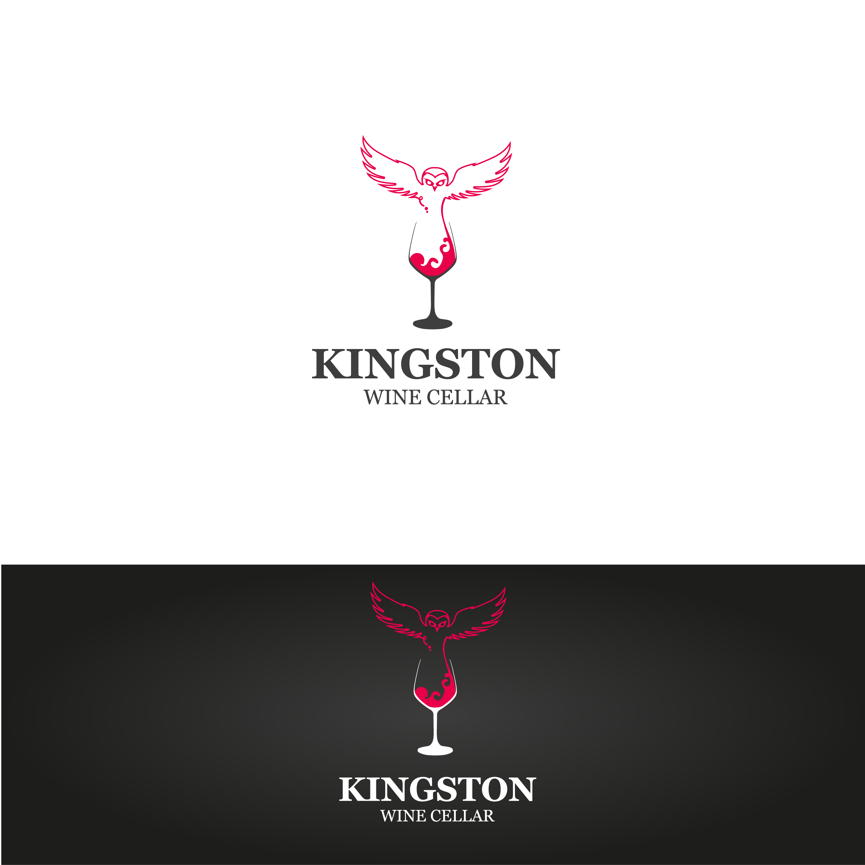 Logo Design by Graphics Farrukh 2 for Kingston Wine Cellar | Design #22894721