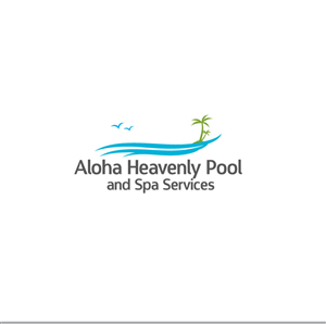 Affordable Pool Cleaning and Repair for a Heavenly Clean Pool | Logo Design by Logoziner