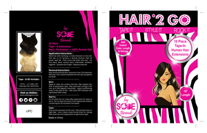 Tape in Beauty product packaging | Packaging Design by MicroZ