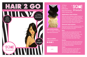 Tape in Beauty product packaging | Packaging Design by Halfull Media