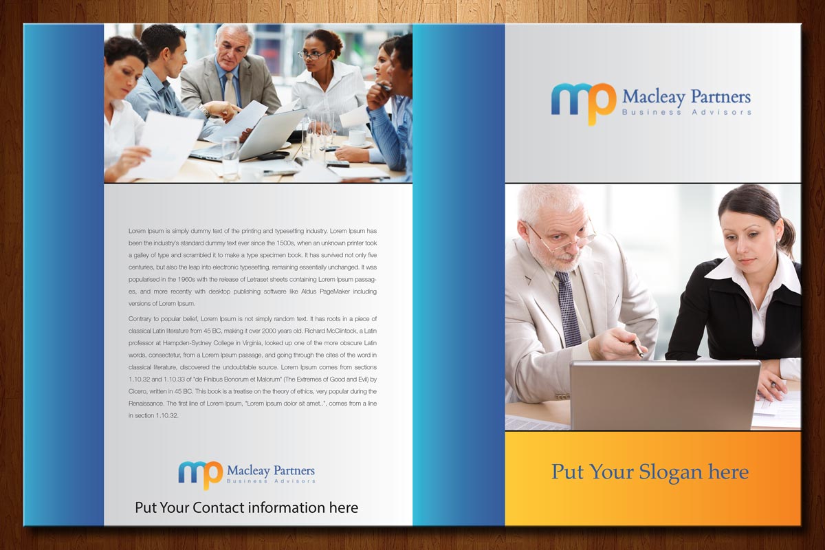 Brochure Design by theblueart for Macleay Partners | Design #2982693