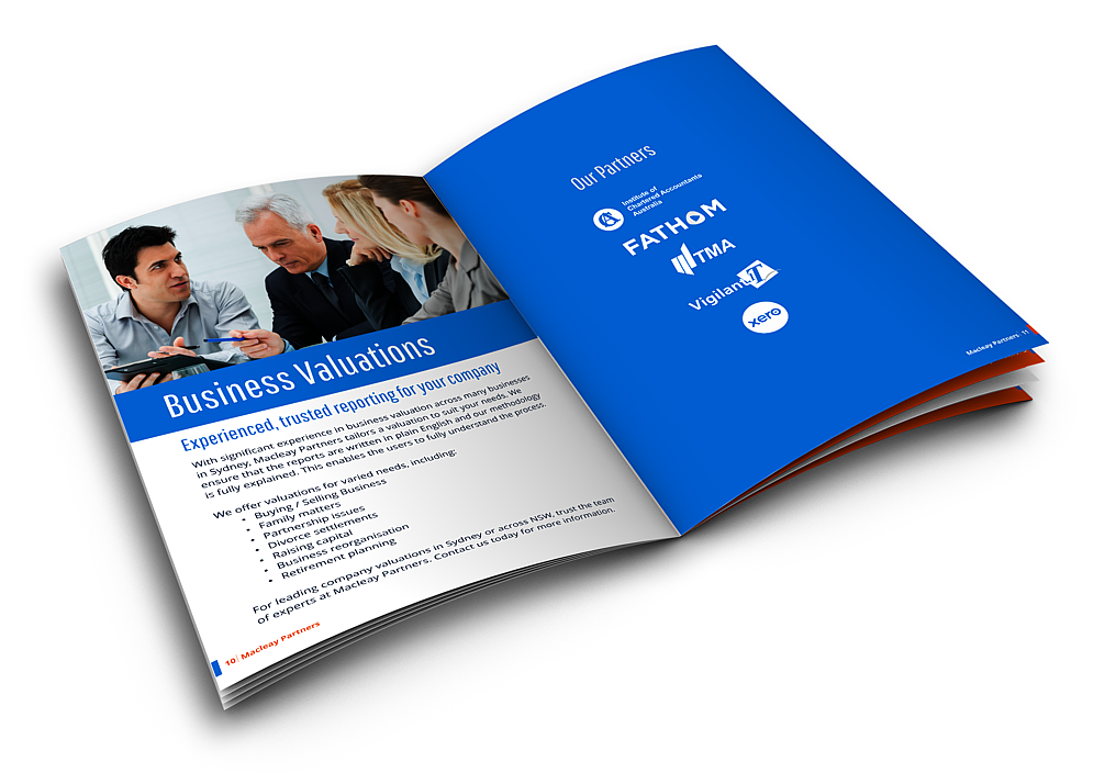 Design de Brochure par lookedaeng pour Macleay Partners | Design #2982610