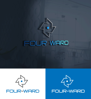4-WARD; or Four-ward | Logo Design by H-H Arts
