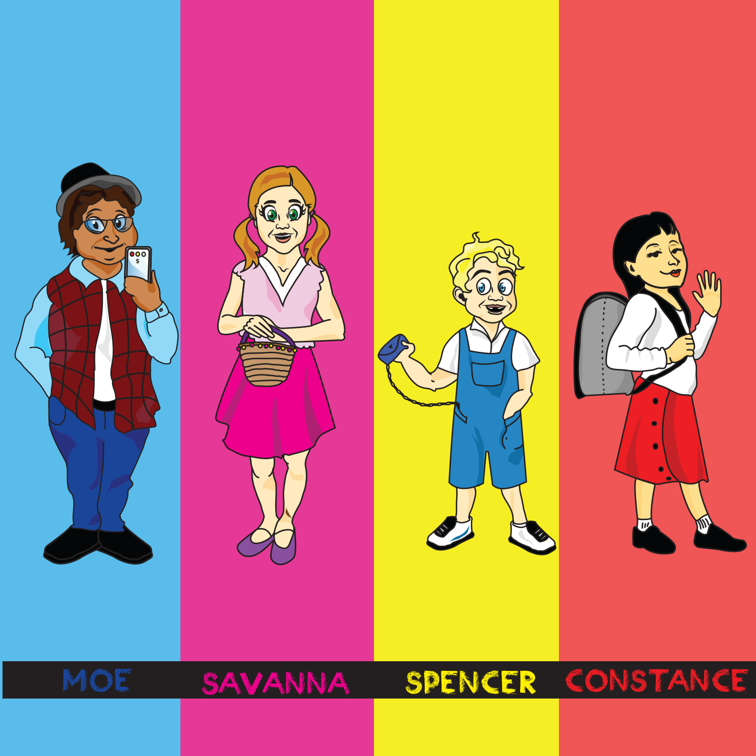 Character Design by Carmen de Lange for Savvy Kids | Design #22936594