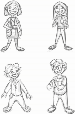 Character Design by EVE 4 for Savvy Kids | Design: #22908291