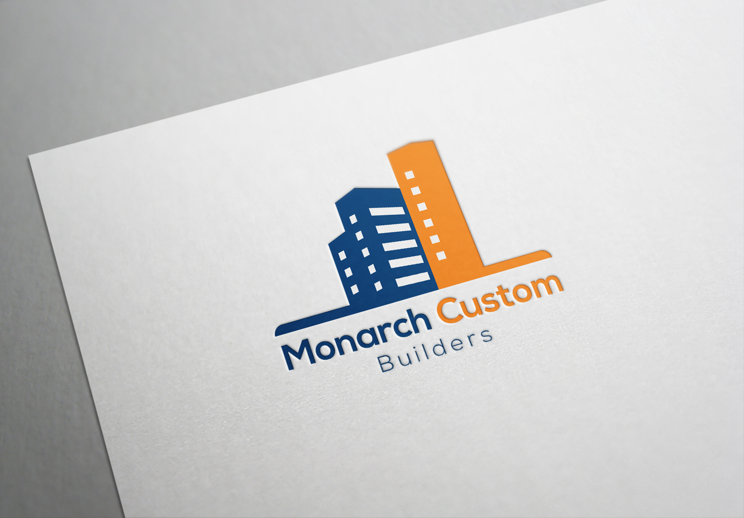 Logo Design by Deziners Zone for Monarch Custom Builders | Design #22900021