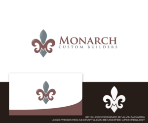Diseño de Logo por alvinnavarra para Monarch Custom Builders | Diseño: #22897840