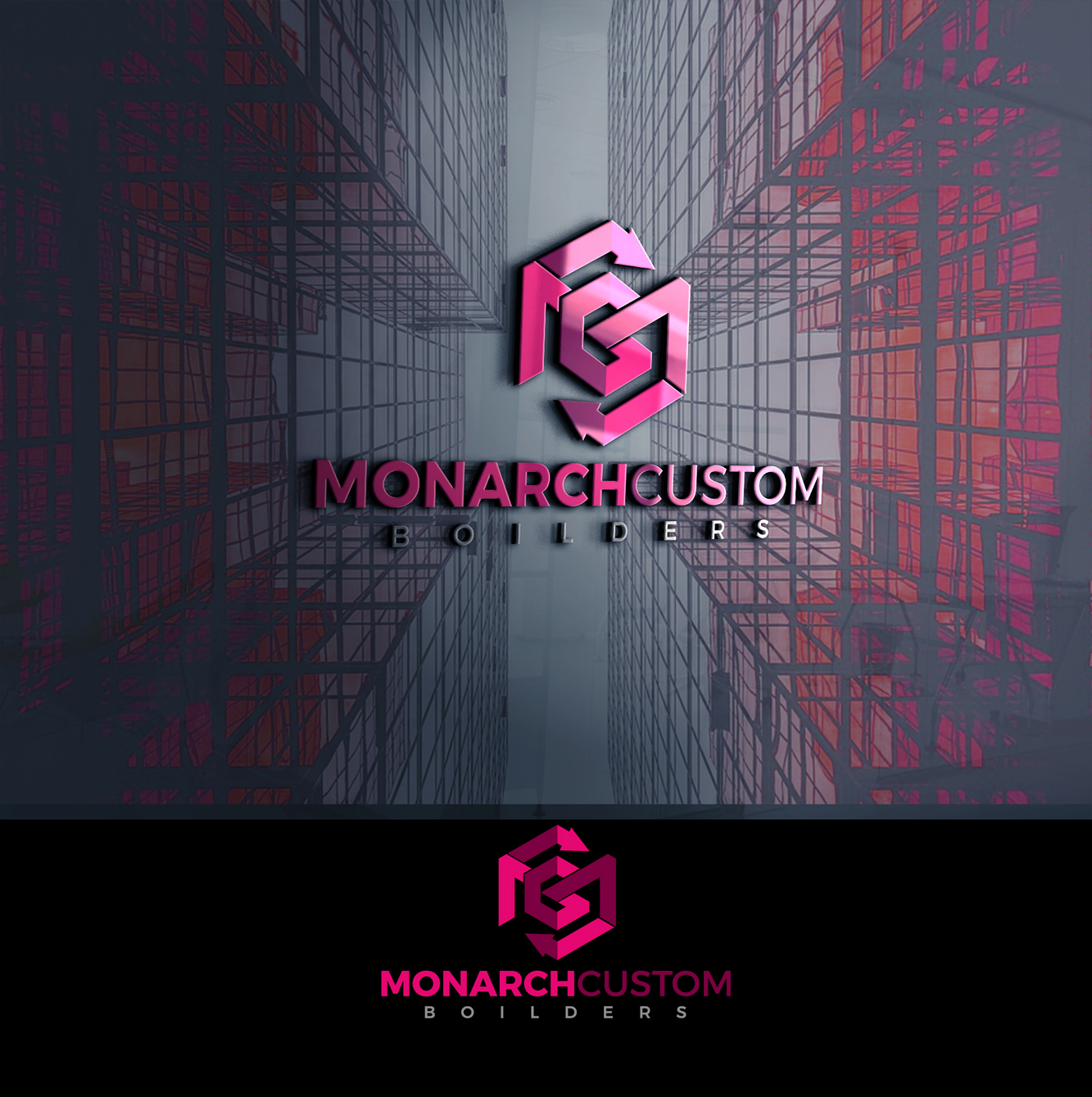 Logo Design by opieq for Monarch Custom Builders | Design #22901471