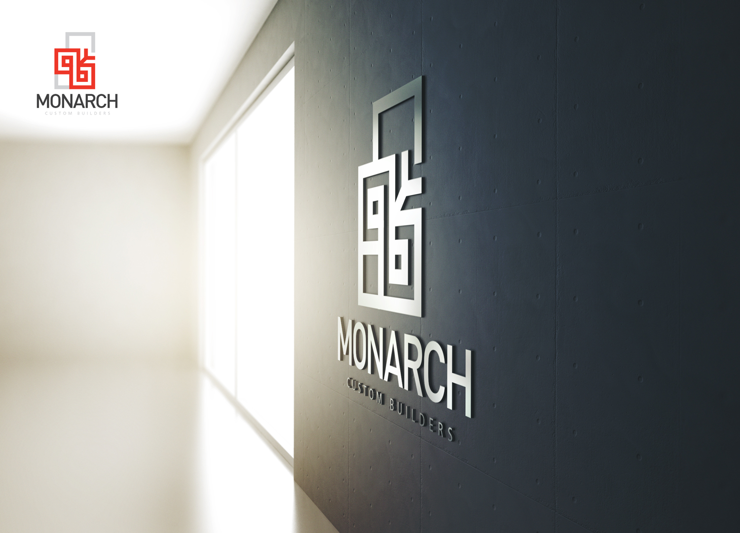 Diseño de Logo por Mosa Abo swelem para Monarch Custom Builders | Diseño #22897279