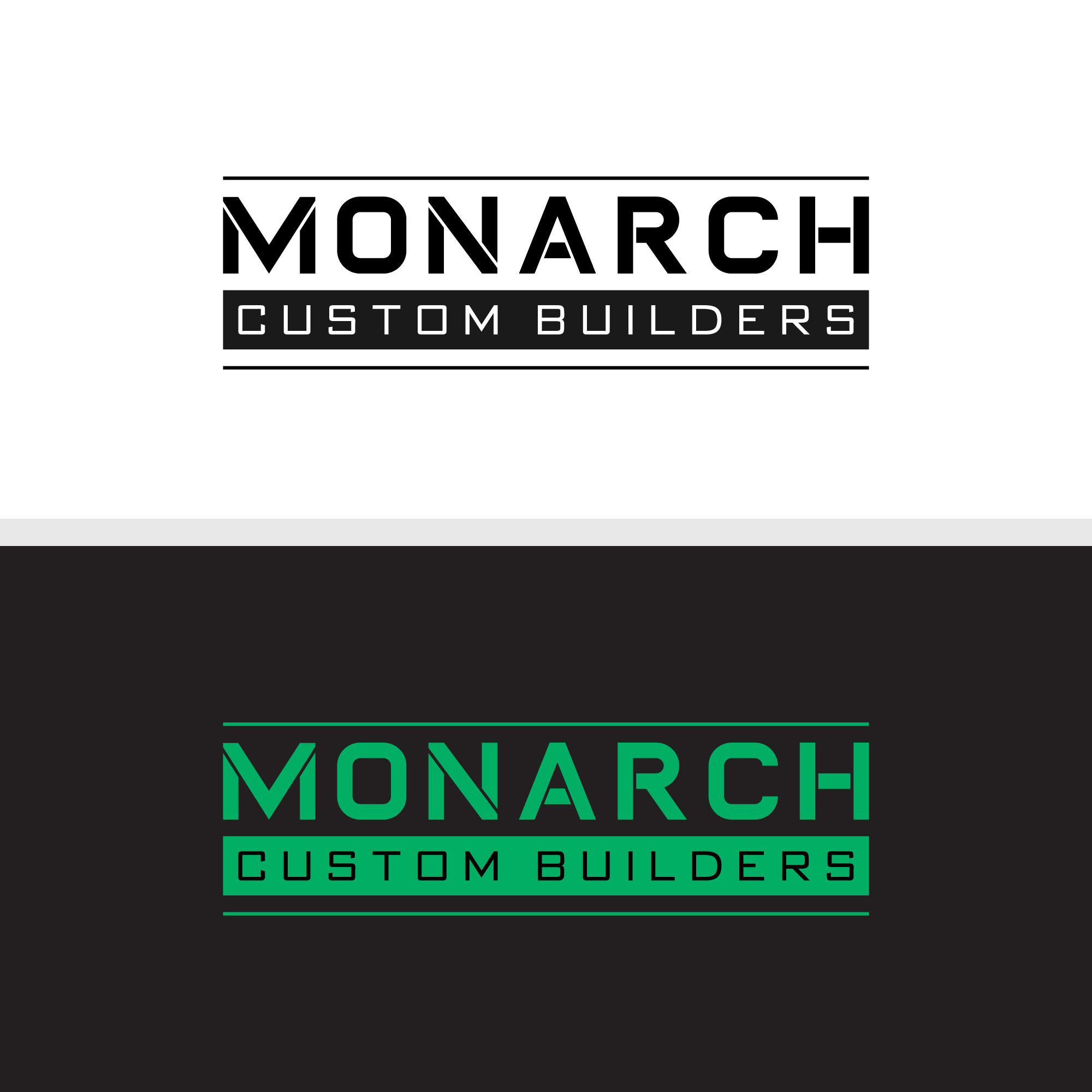 Logo Design by iuz88 for Monarch Custom Builders | Design #22899915