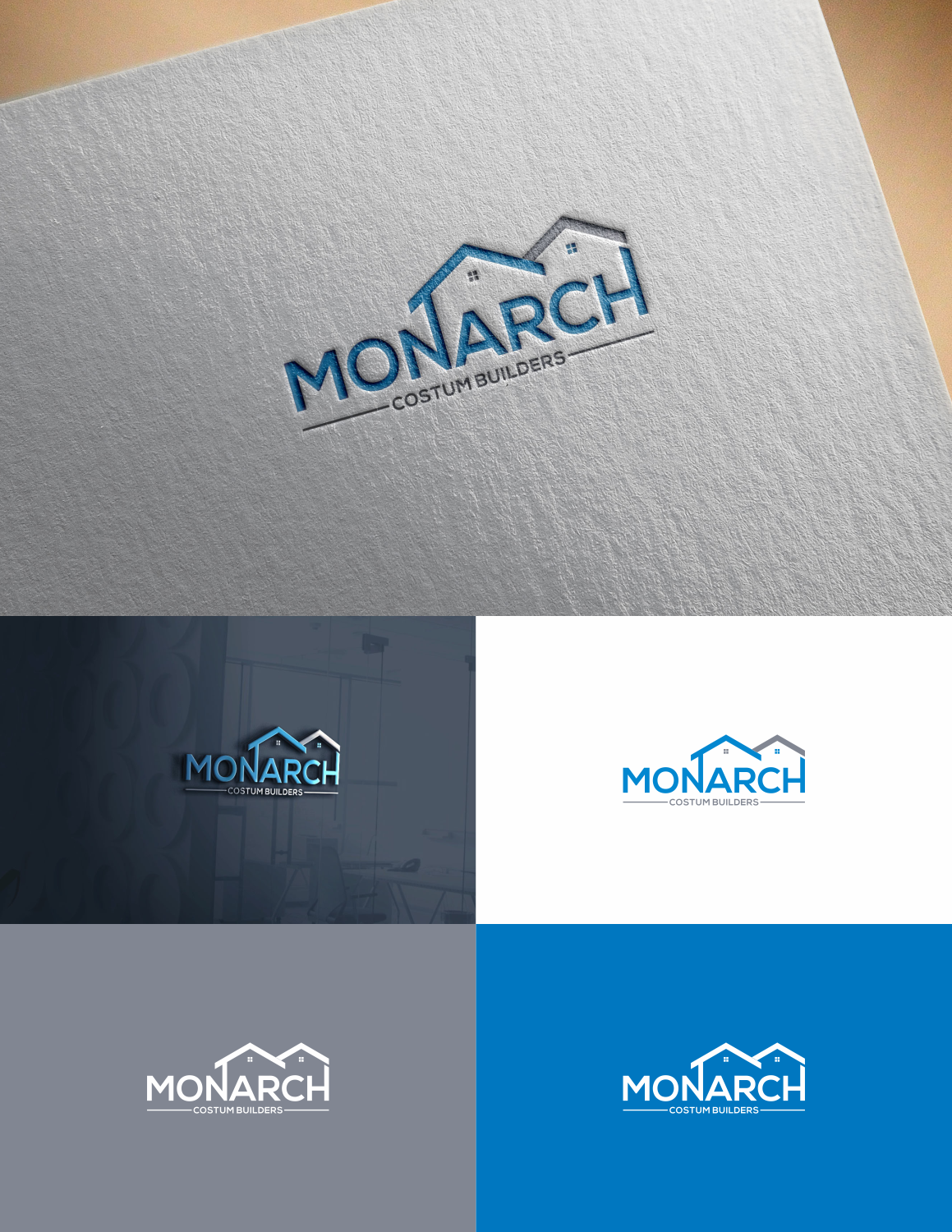 Diseño de Logo por Nur Romi para Monarch Custom Builders | Diseño #22898216