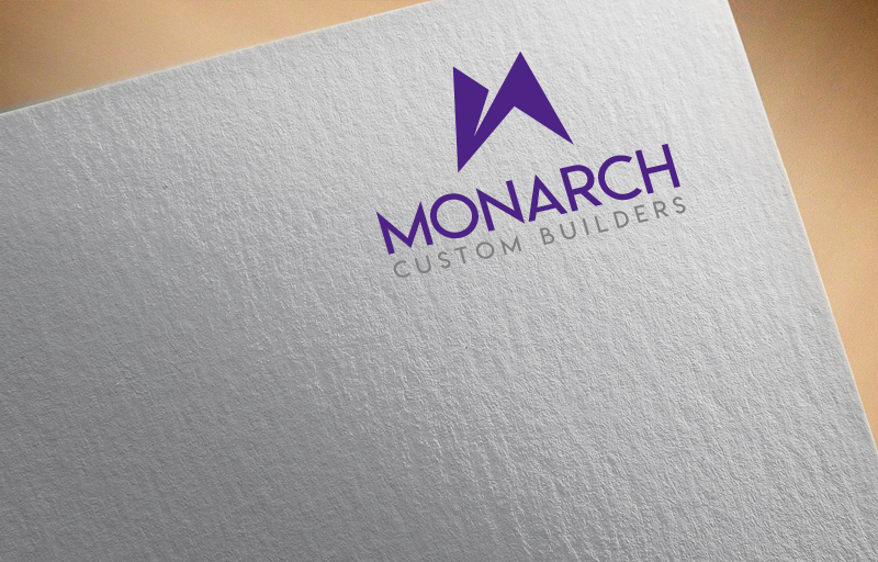 Diseño de Logo por kevinK para Monarch Custom Builders | Diseño #22898208