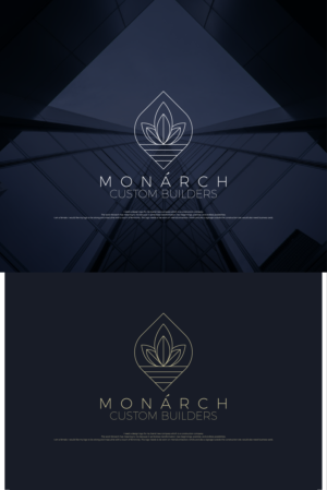 Diseño de Logo por Abdelrahman Ali para Monarch Custom Builders | Diseño: #22907122