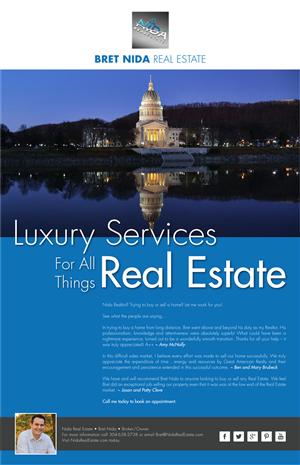 Newspaper Ad Design by Ronald Stevens CGD for Nida Real Estate | Design: #2989731