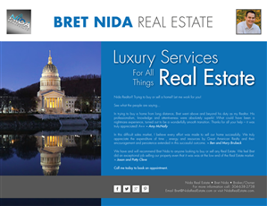 Newspaper Ad Design by Ronald Stevens CGD for Nida Real Estate | Design: #2989916