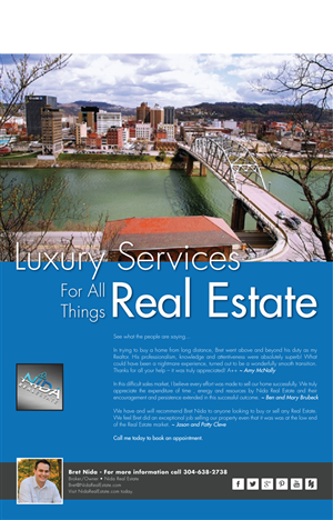 Newspaper Ad Design by Ronald Stevens CGD for Nida Real Estate | Design: #3013574