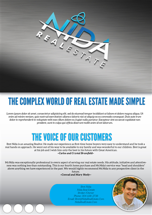 Newspaper Ad Design by betablocker for Nida Real Estate | Design: #2987685