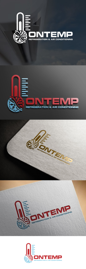OnTemp refrigeration & air conditioning  | Logo Design by stokes18
