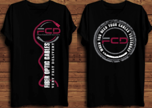 T-shirt Design by creative gravity for FiberCablesDirect.com | Design: #22923275