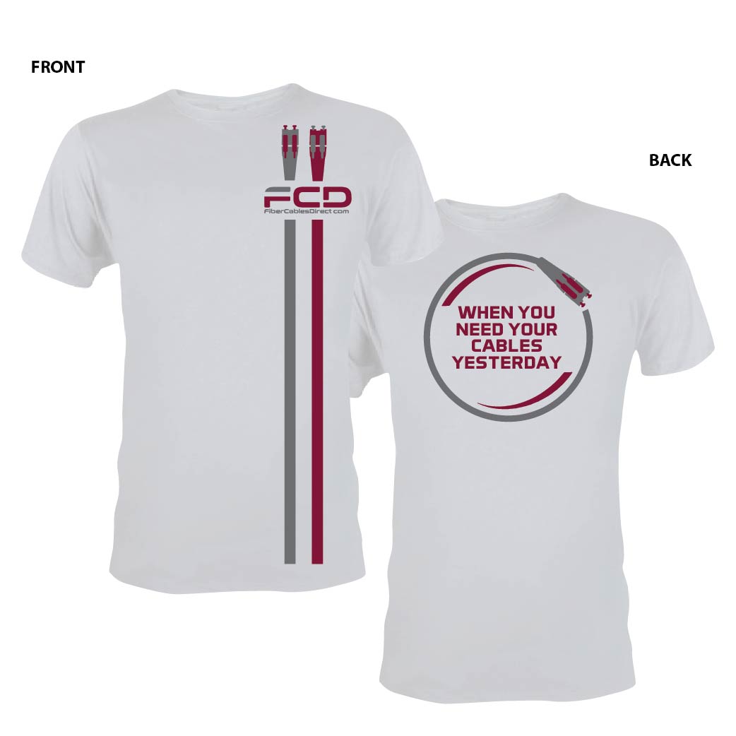 T-shirt Design by 75-R-P-Z for FiberCablesDirect.com | Design #22934558