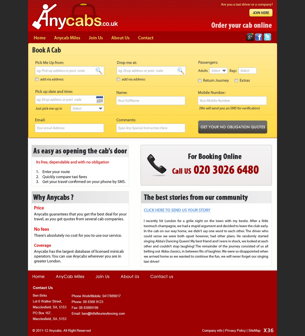 Web Design by pb for this project | Design #715607