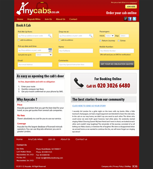 Web Design by pb for this project | Design: #715607