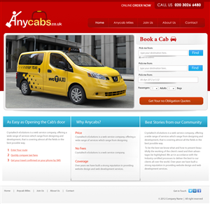 Web Design by pb for this project | Design: #715613