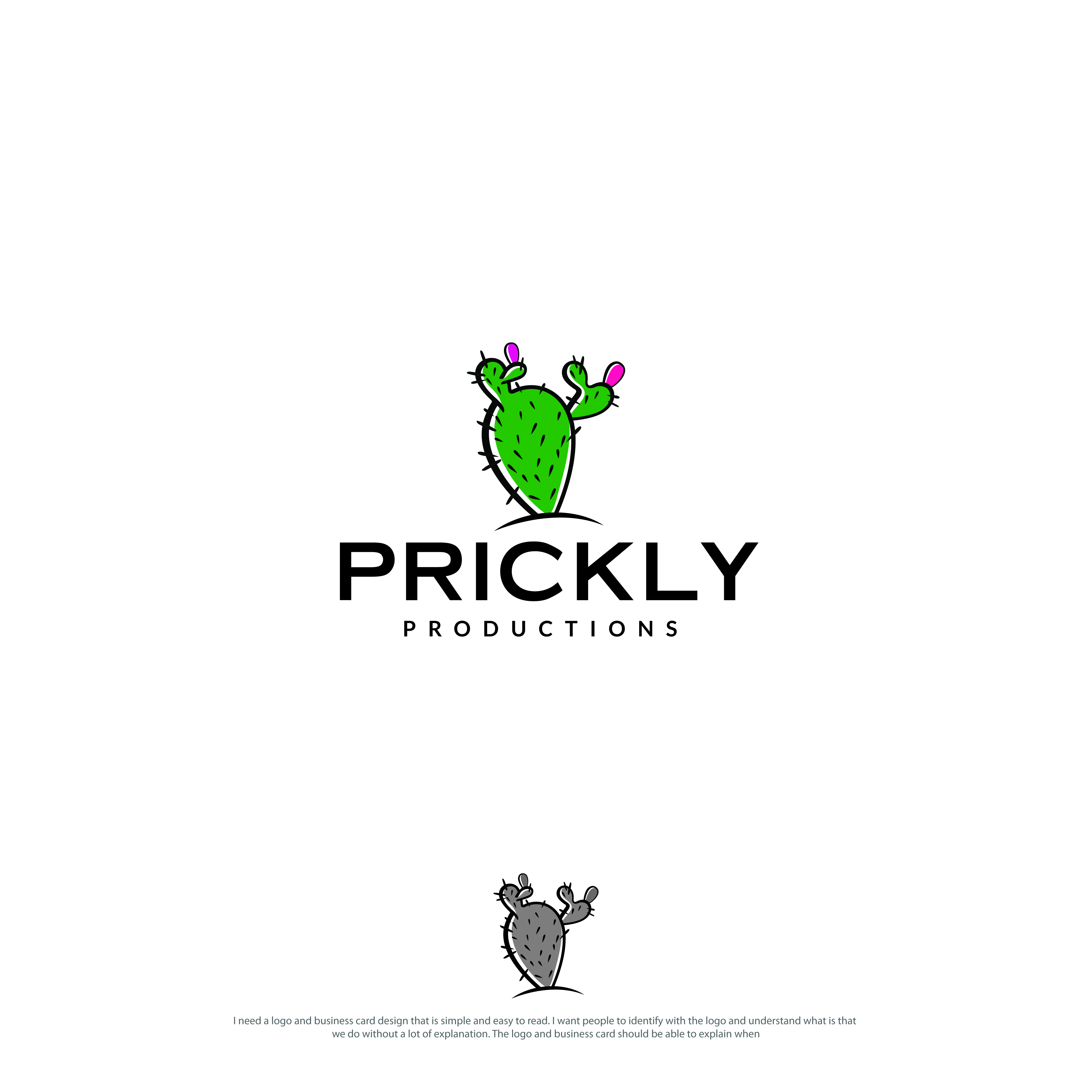 Diseño de Logo por ecorokerz para Prickly Productions | Diseño #22920224