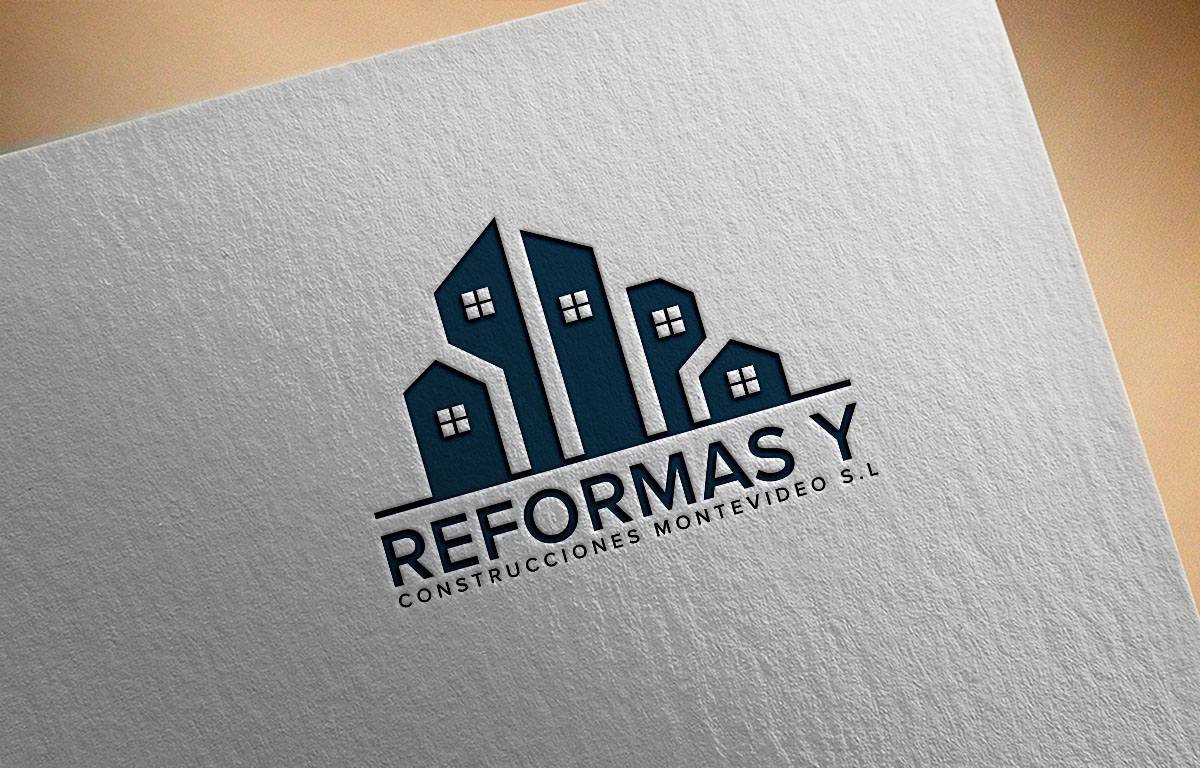 Logo Design by 4tech services for Reformas y construcciones Montevideo s.l  | Design #22994072