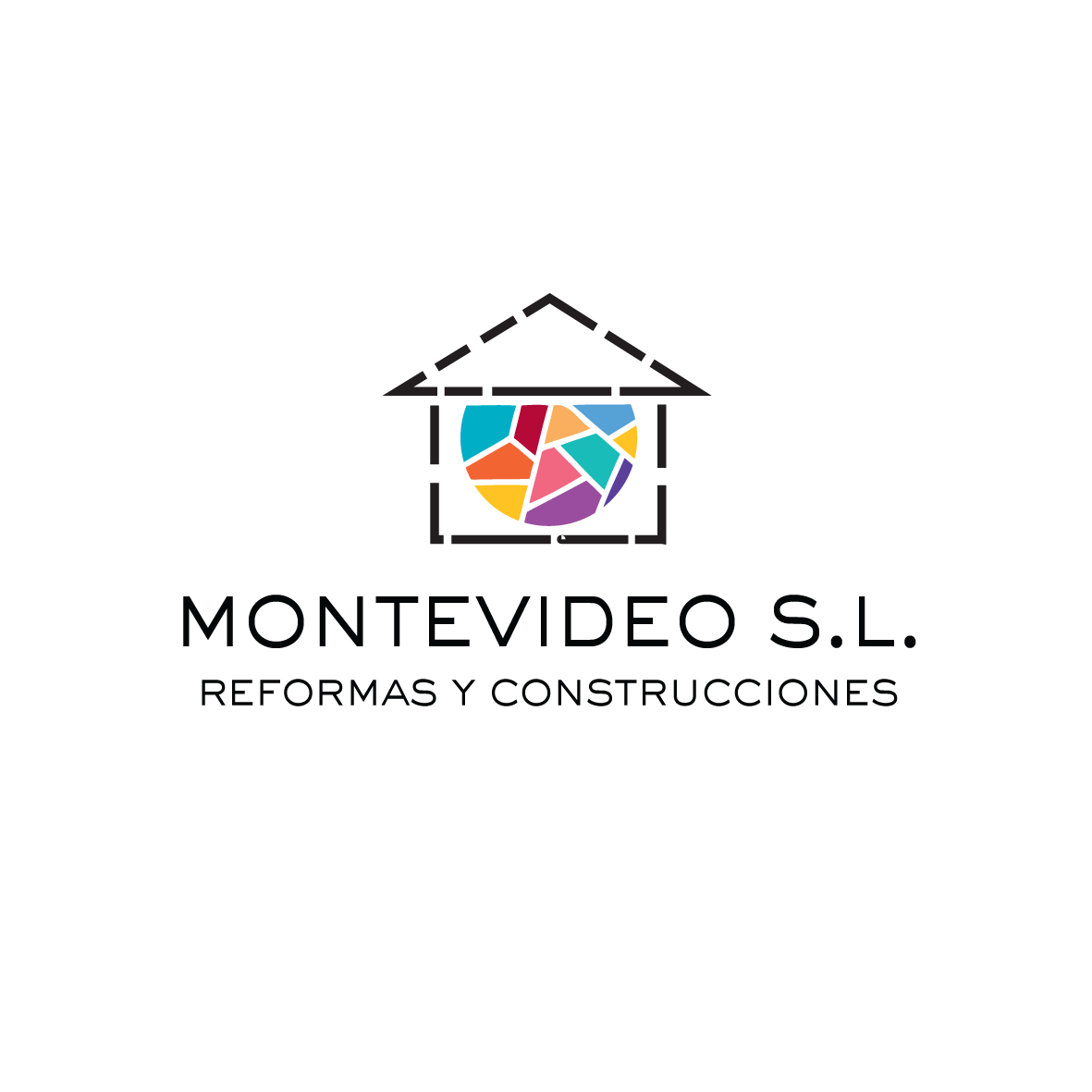Logo Design by Samantha Ward Design for Reformas y construcciones Montevideo s.l  | Design #23130765