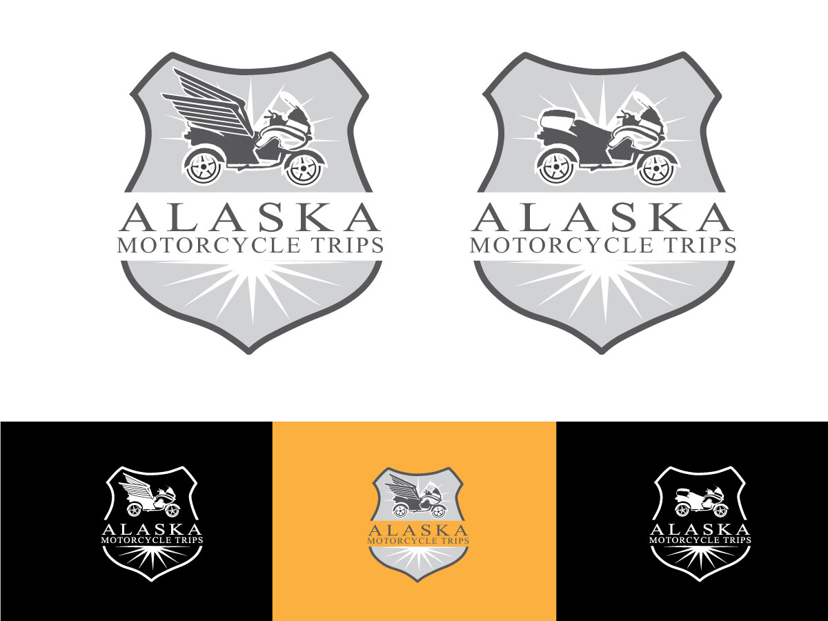 Logo Design by Wonderful design for ALASKA MOTORCYCLE TRIPS | Design #22908622