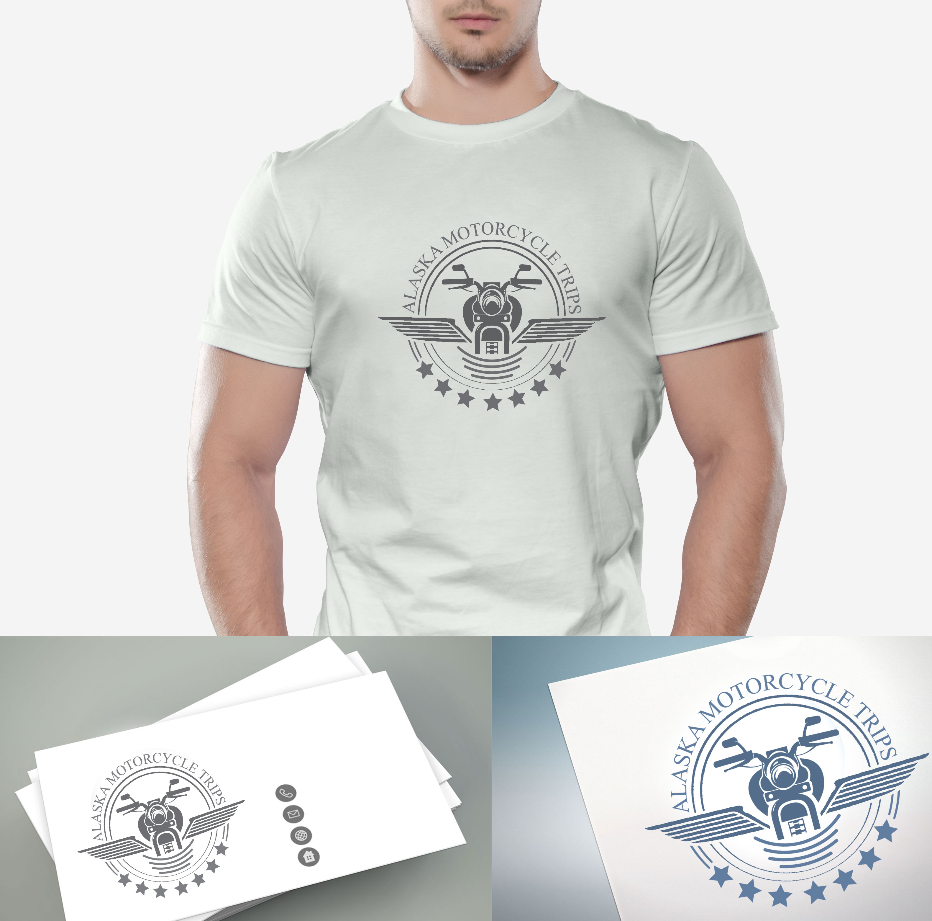 Logo Design by Wonderful design for ALASKA MOTORCYCLE TRIPS | Design #22909101