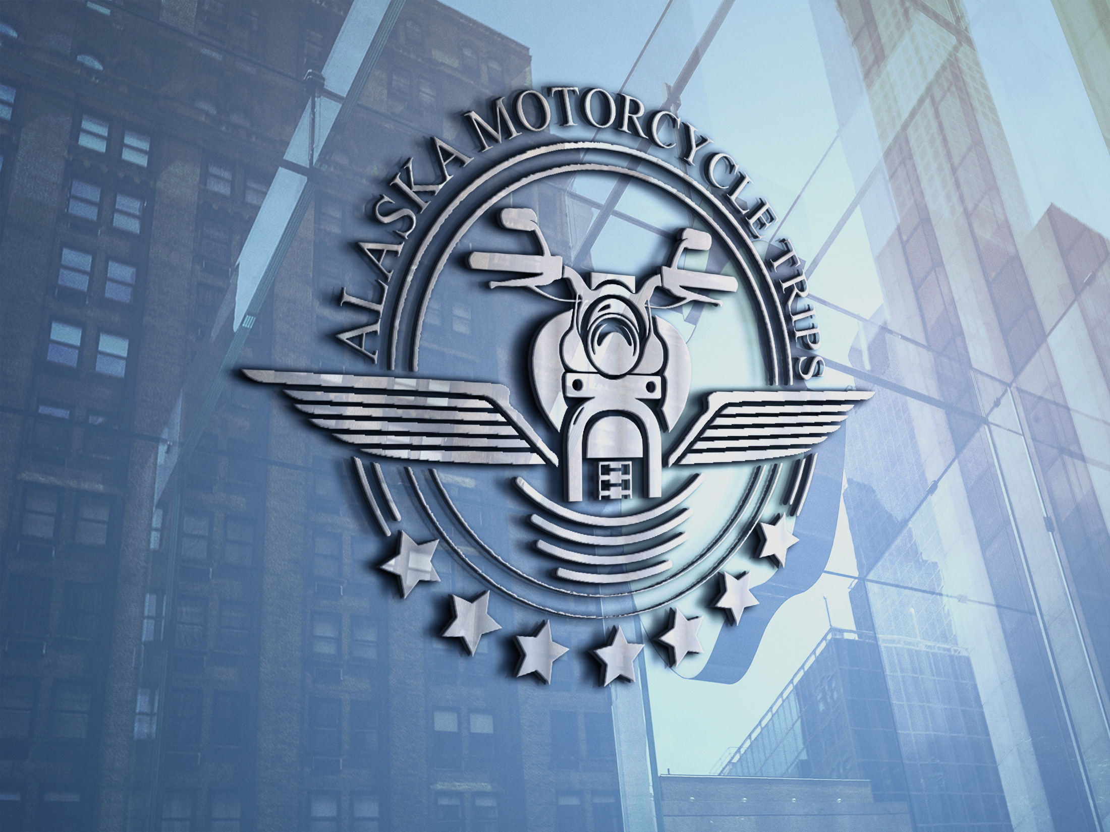 Logo Design by Wonderful design for ALASKA MOTORCYCLE TRIPS | Design #22909102