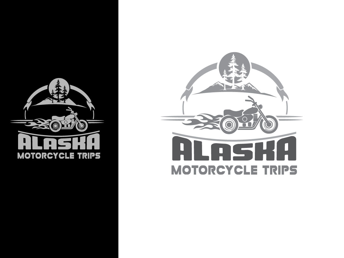Diseño de Logo por Wonderful design para ALASKA MOTORCYCLE TRIPS | Diseño #22915977