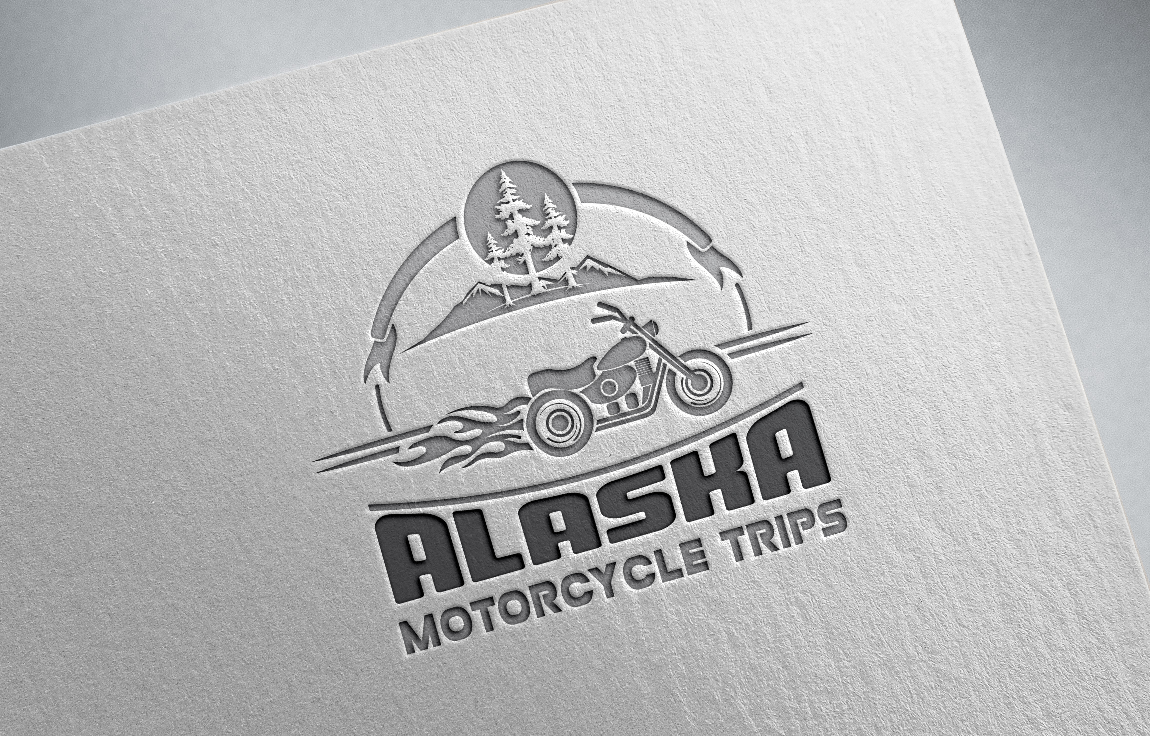 Diseño de Logo por Wonderful design para ALASKA MOTORCYCLE TRIPS | Diseño #22915981