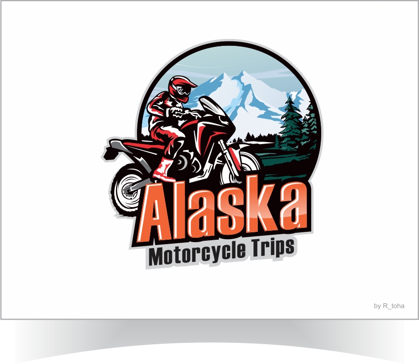 Logo Design by r-toha for ALASKA MOTORCYCLE TRIPS | Design #22914860