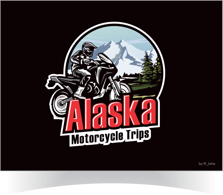 Logo Design by r-toha for ALASKA MOTORCYCLE TRIPS | Design #22914861