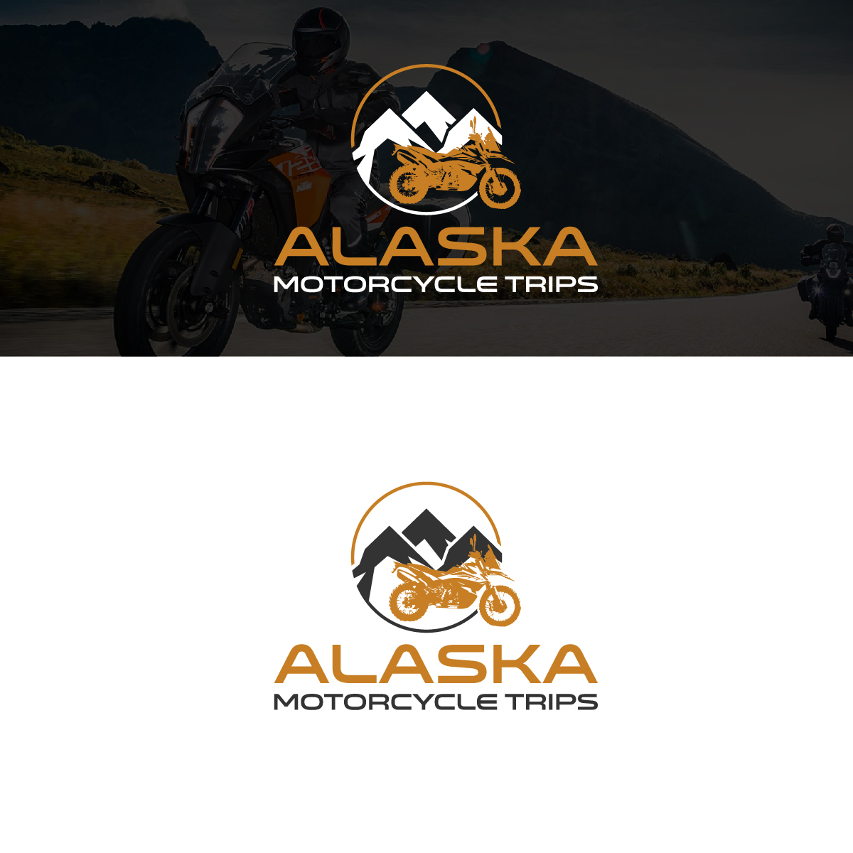 Logo-Design von Deziners Zone für ALASKA MOTORCYCLE TRIPS | Design #22914536
