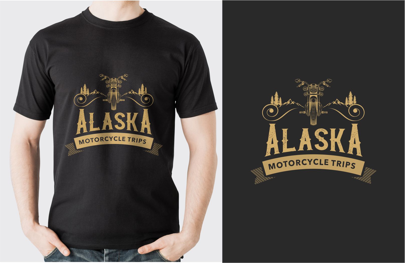 Logo Design by Prakash_arts for ALASKA MOTORCYCLE TRIPS | Design #22935029
