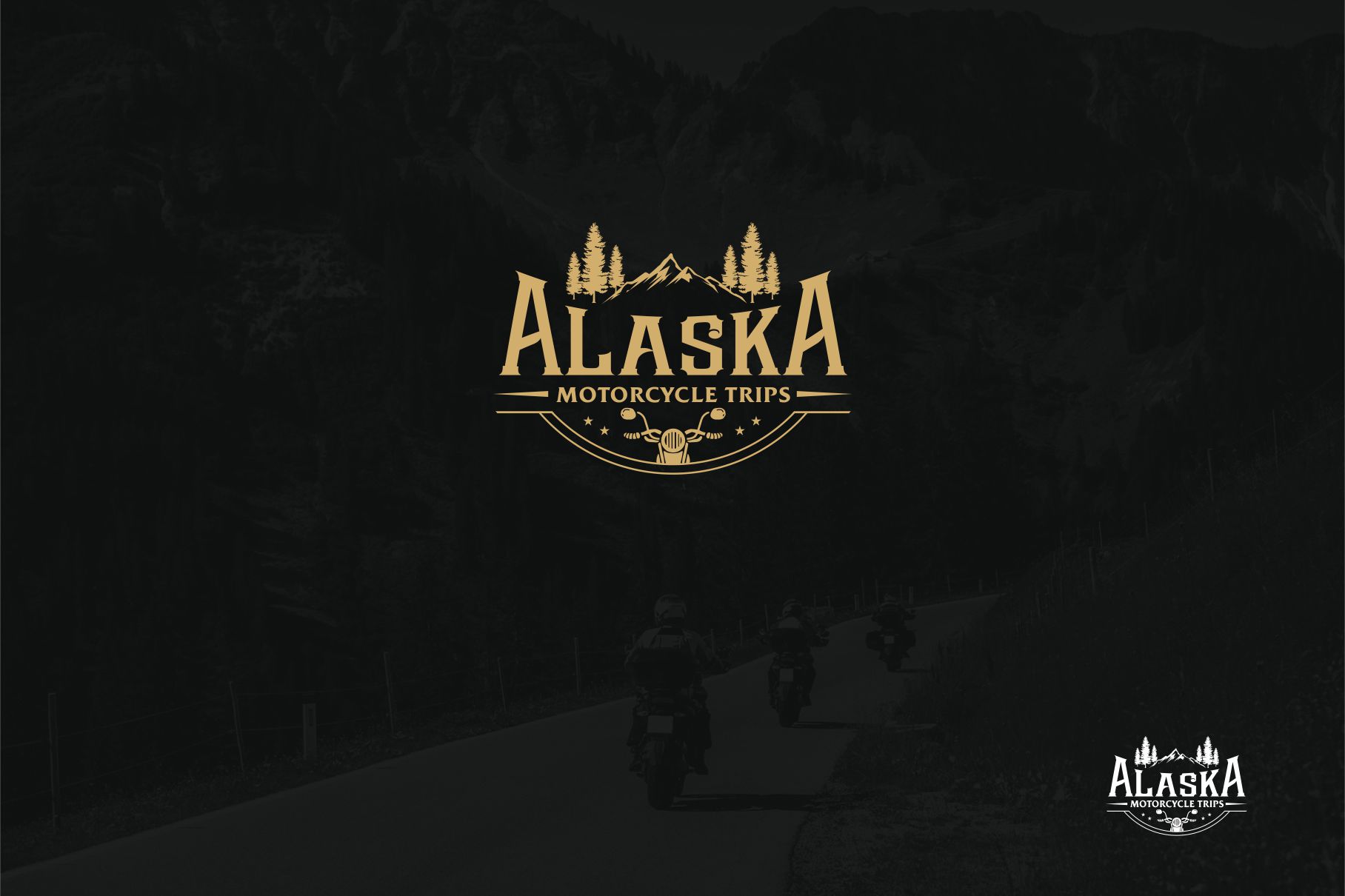 Logo-Design von Prakash_arts für ALASKA MOTORCYCLE TRIPS | Design #22937225